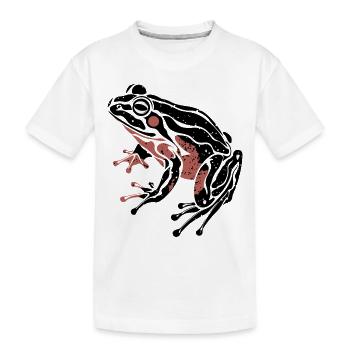 GRENOUILLE - T-shirt bio Premium Enfant - blanc - Devant