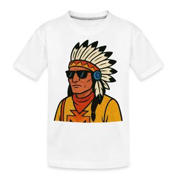 Indien - T-shirt bio Premium Enfant - blanc - Devant