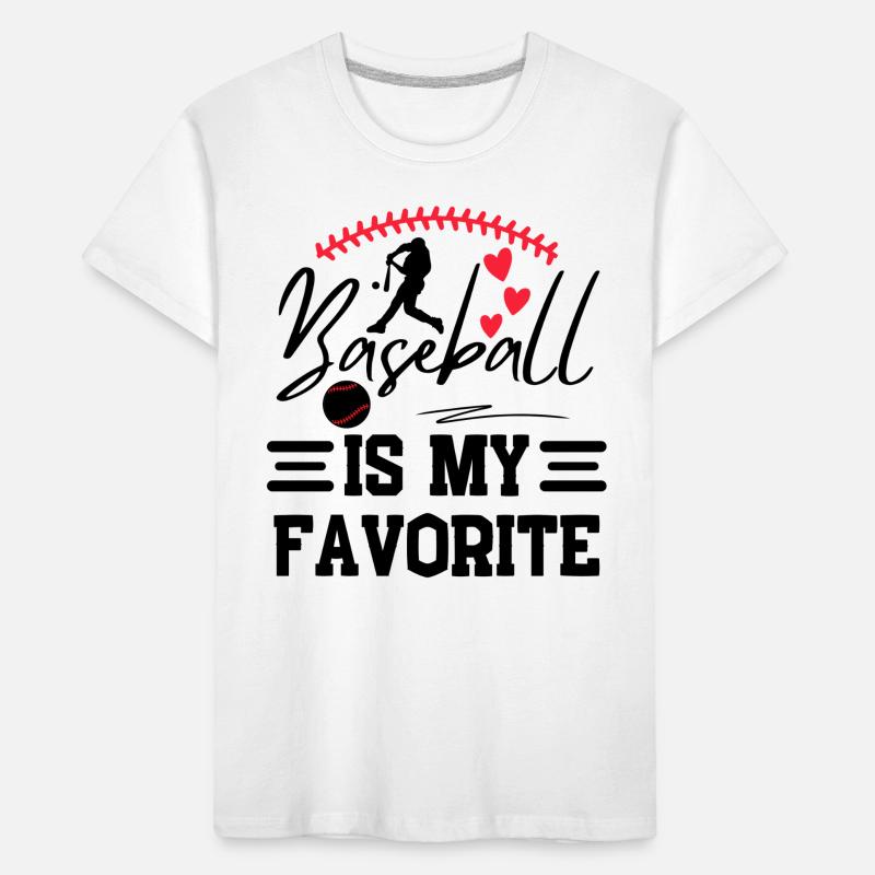 Baseball Saying Conception d’une équipe de baseball T-shirt bio Premium Enfant