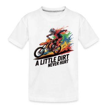 Motocross: Dirty passion - Kids' Premium Organic T-Shirt - white - Front