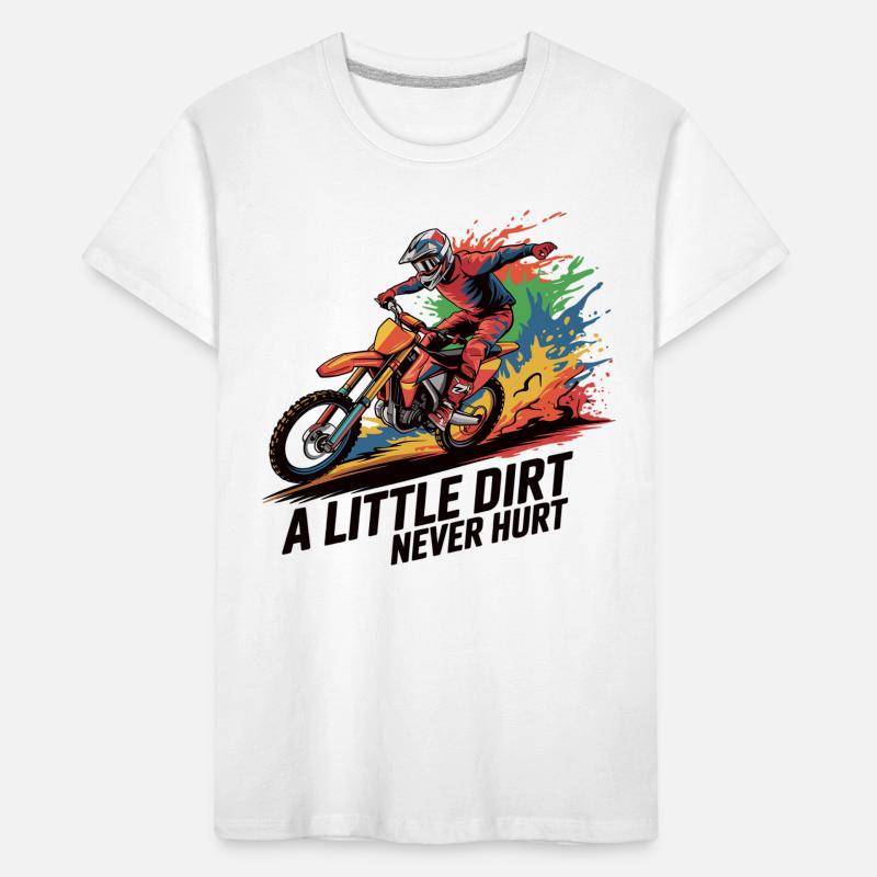 Motocross: Dreckige Leidenschaft Kinder Premium Bio T-Shirt
