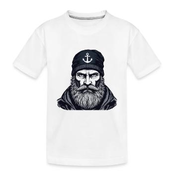 Marin de la mer du Nord de la Frise orientale - T-shirt bio Premium Enfant - blanc - Devant