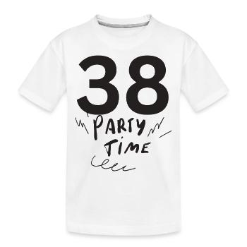 38 - Kids' Premium Organic T-Shirt - white - Front