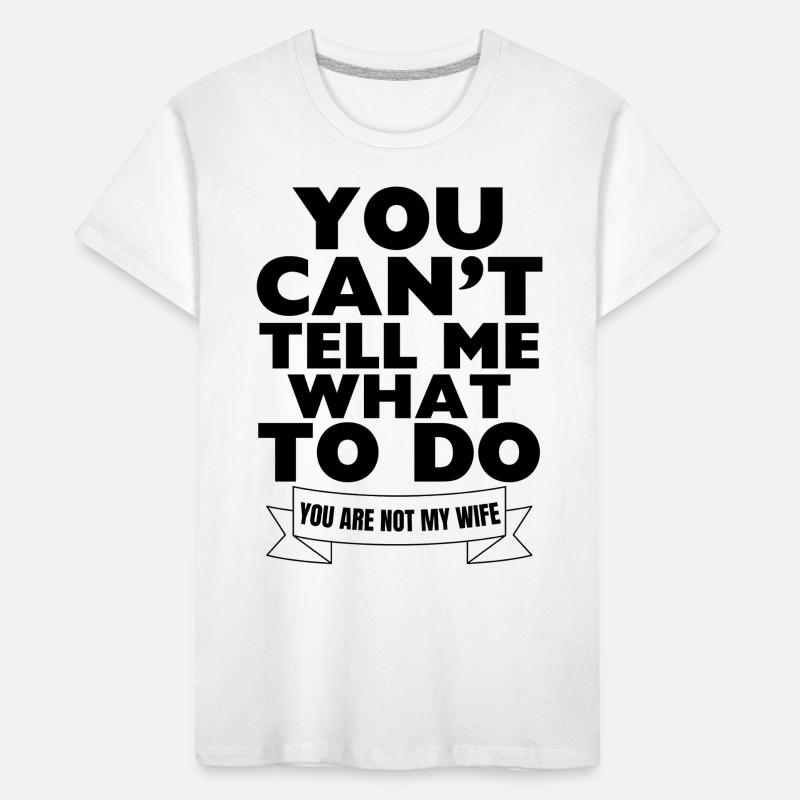 Witziger Ehe Spruch Ehemann Humor Kinder Premium Bio T-Shirt