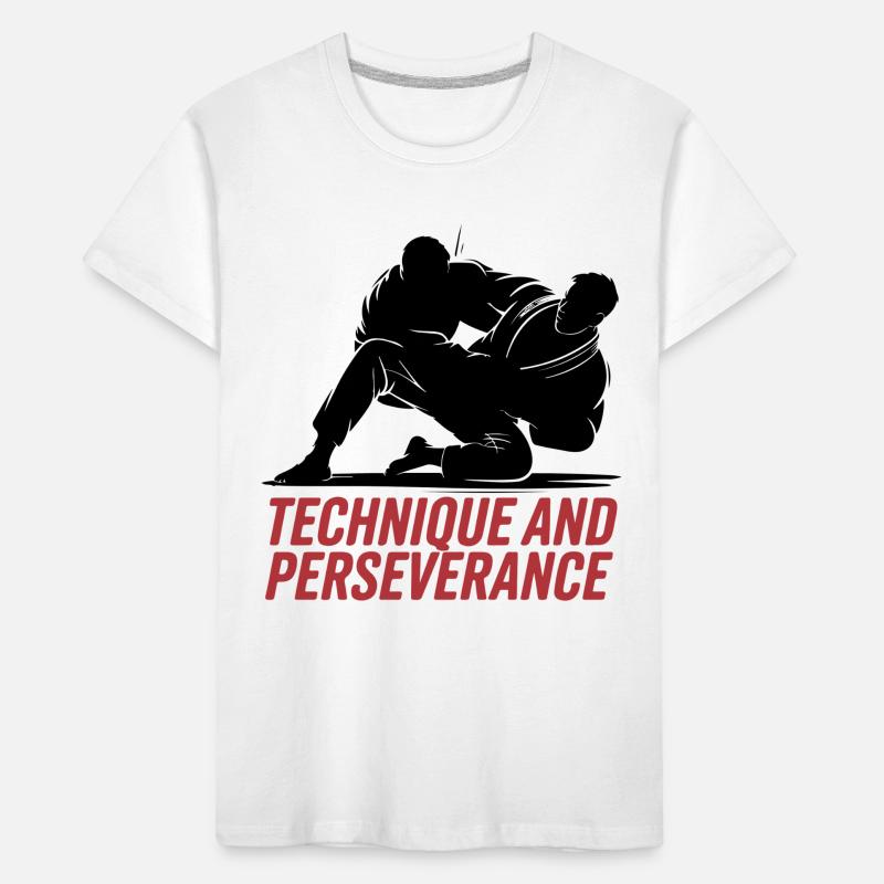 TECHNIQUE ET PERSÉVÉRANCE T-shirt bio Premium Enfant