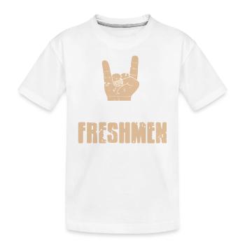 Lycée Freshmen Rocks Main Signe Style - T-shirt bio Premium Enfant - blanc - Devant