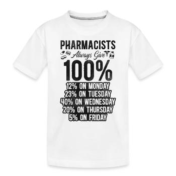Technicien en pharmacie - T-shirt bio Premium Enfant - blanc - Devant