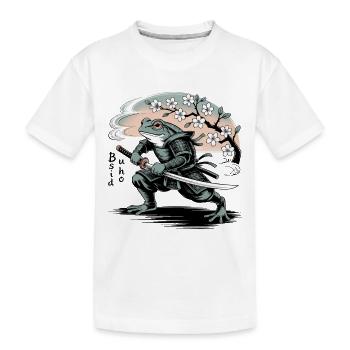CHEMIN DU GUERRIER - T-shirt bio Premium Enfant - blanc - Devant
