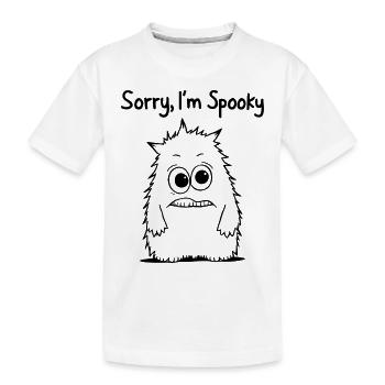 Désolé, je suis effrayant - Drôle de monstre - T-shirt bio Premium Enfant - blanc - Devant