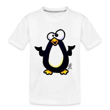Manchot - T-shirt bio Premium Enfant - blanc - Devant