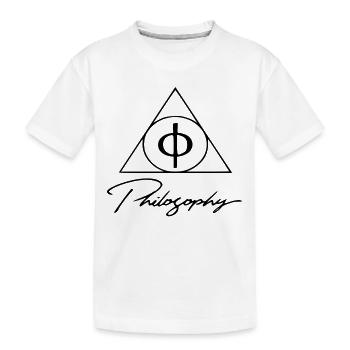 Original Philosophy - Kids' Premium Organic T-Shirt - white - Front