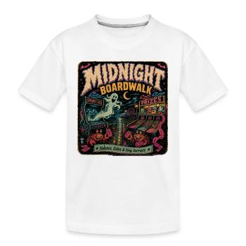 T-shirt rétro Halloween Gamer de Midnight Boardwalk - T-shirt bio Premium Enfant - blanc - Devant