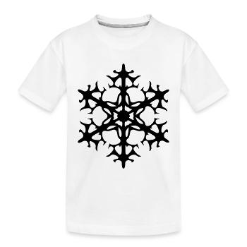 Schneestern - Kinder Premium Bio T-Shirt - Weiß - Vorne