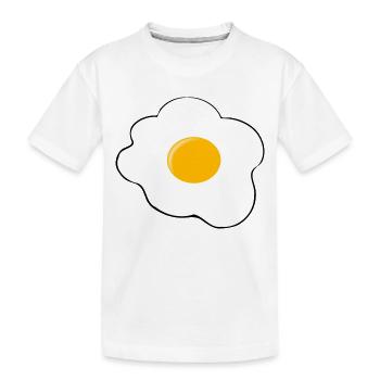 Les oeufs de Pâques oeufs de ostern101 Oeufs - T-shirt bio Premium Enfant - blanc - Devant