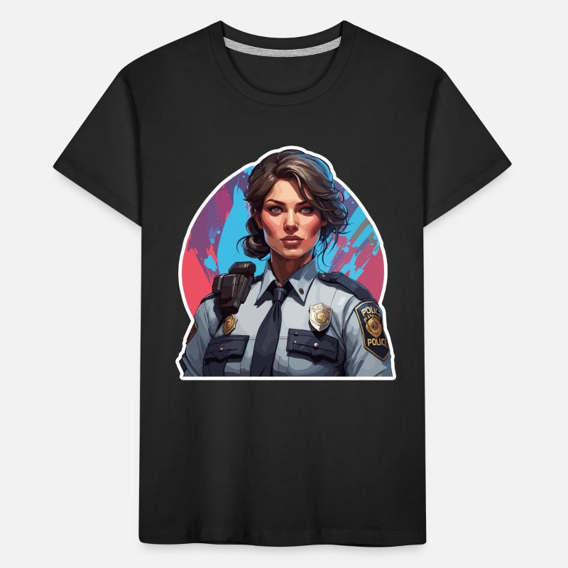 Polizei / Einsatz / Beruf / Job / Einsatzkräfte Kinder Premium Bio T-Shirt