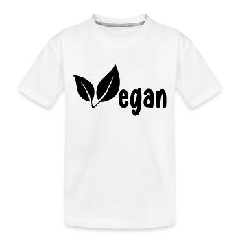 Vegan Plant Based Gesundheit Heilung Detox - Kinder Premium Bio T-Shirt - Weiß - Vorne