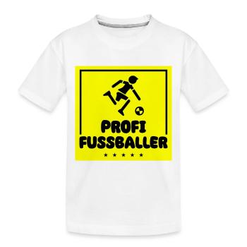 Football professionnel - T-shirt bio Premium Enfant - blanc - Devant