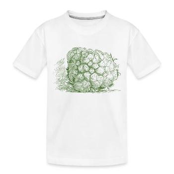 chou-fleur du chou-fleur légume Halloween - T-shirt bio Premium Enfant - blanc - Devant