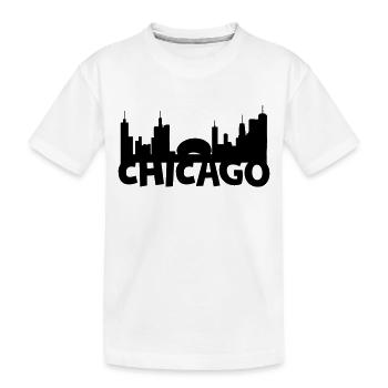 horizon de Chicago - T-shirt bio Premium Enfant - blanc - Devant