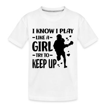 Lacrosse - T-shirt bio Premium Enfant - blanc - Devant