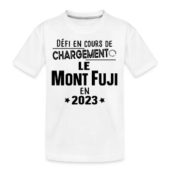 2023 Mont Fuji Japon Montagne Asie - T-shirt bio Premium Enfant - blanc - Devant
