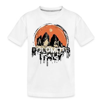 Dolomites Dolomites Tre Cime Lavaredo Trois Pics - T-shirt bio Premium Enfant - blanc - Devant