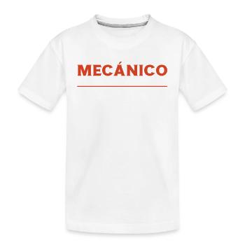 Mechaniker Stundensatz Werkstatt - Kinder Premium Bio T-Shirt - Weiß - Vorne