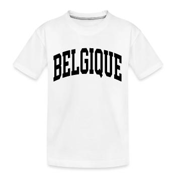 Belgique - T-shirt bio Premium Enfant - blanc - Devant