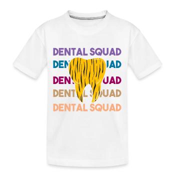 Zahnarzt Zahnarzthelferin Praxis Zähne I Geschenk - Kinder Premium Bio T-Shirt - Weiß - Vorne