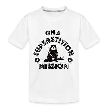 En mission de superstition avec Marmot - T-shirt bio Premium Enfant - blanc - Devant
