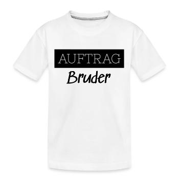 Commander Brother Family Funny Gift - T-shirt bio Premium Enfant - blanc - Devant