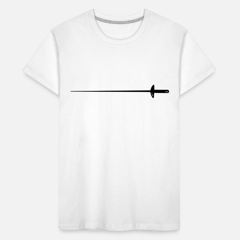 Escrime épée fleurette parade samurai10 T-shirt bio Premium Enfant