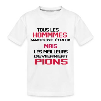 Pion Surveillant Collège Lycée Cadeau Humour - T-shirt bio Premium Enfant - blanc - Devant