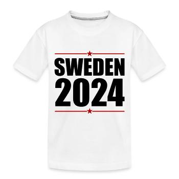 Suède 2024 - T-shirt bio Premium Enfant - blanc - Devant