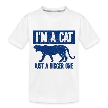 Tiger - Africa - Wilderness - Nature Conservation - Kids' Premium Organic T-Shirt - white - Front