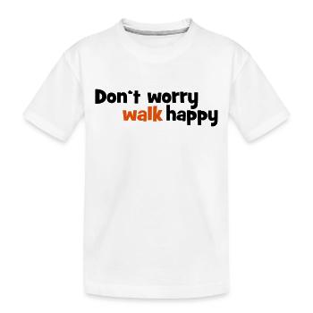 2541614 14235284 walk - T-shirt bio Premium Enfant - blanc - Devant