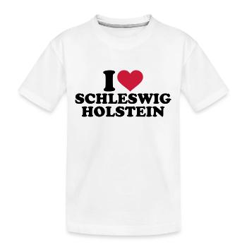 Schleswig Holstein - Kinder Premium Bio T-Shirt - Weiß - Vorne