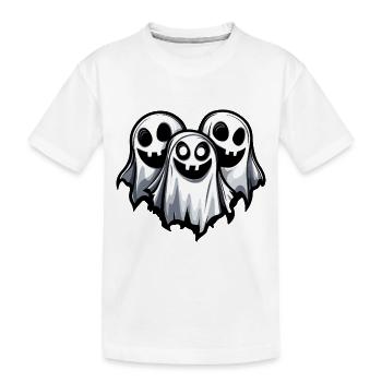 Fantômes Halloween Fantôme - T-shirt bio Premium Enfant - blanc - Devant