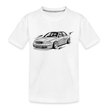 S4 B5 Limousine - Kinder Premium Bio T-Shirt - Weiß - Vorne