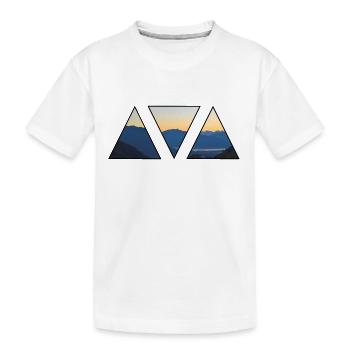 Lago Maggiore - Berge - See - Abenteuer - Kinder Premium Bio T-Shirt - Weiß - Vorne