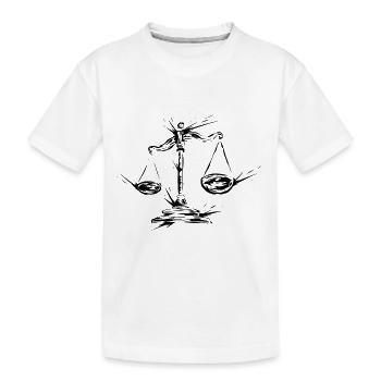 Justice Lawyer Libra - Kids' Premium Organic T-Shirt - white - Front