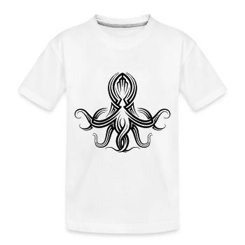 Tatouage tribal Octopus - T-shirt bio Premium Enfant - blanc - Devant