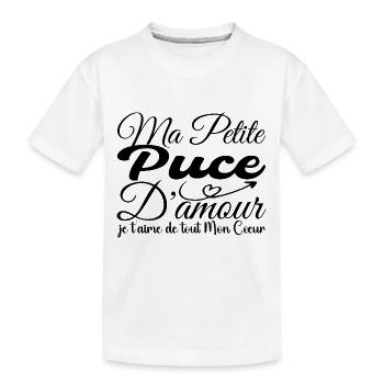 Liebeschip-Geschenk, bester Chip, ich liebe dich - Kinder Premium Bio T-Shirt - Weiß - Vorne
