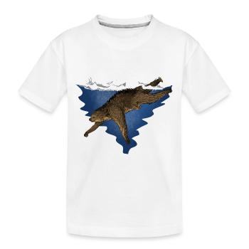 Plongée sous-marine Paresseux Animal Plongée I Cadeau - T-shirt bio Premium Enfant - blanc - Devant
