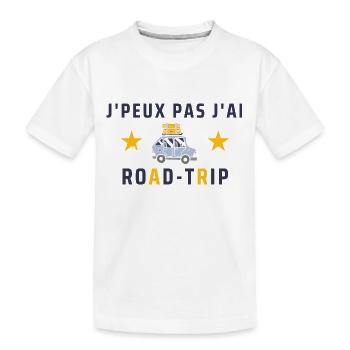 J Peux Pas j ai Road trip - T-shirt bio Premium Enfant - blanc - Devant