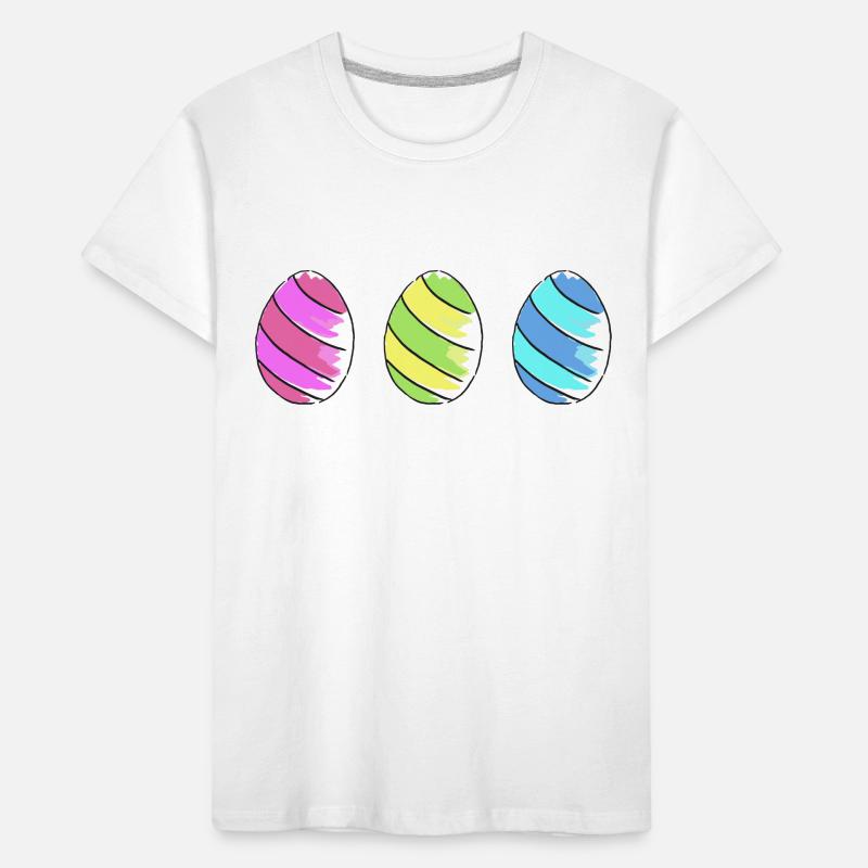 eggs eggs easter easteregg easter eggs easter75 Kids' Premium Organic T-Shirt
