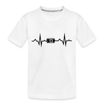 Fotograf Fotografie Geschenk Spruch lustig - Kinder Premium Bio T-Shirt - Weiß - Vorne