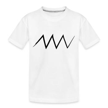 Gaunerzinken Bissiger Hund 1c - Kinder Premium Bio T-Shirt - Weiß - Vorne