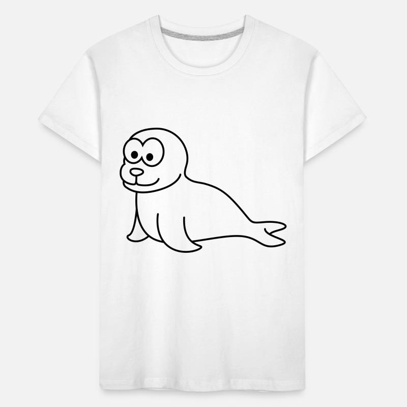 Robbe Tier Comic Kinder Premium Bio T-Shirt