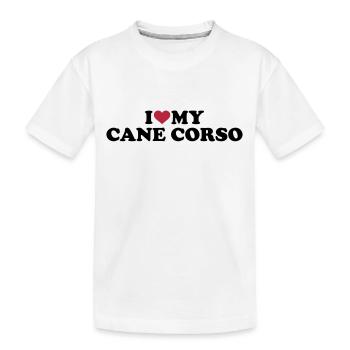 Cane Corso - T-shirt bio Premium Enfant - blanc - Devant